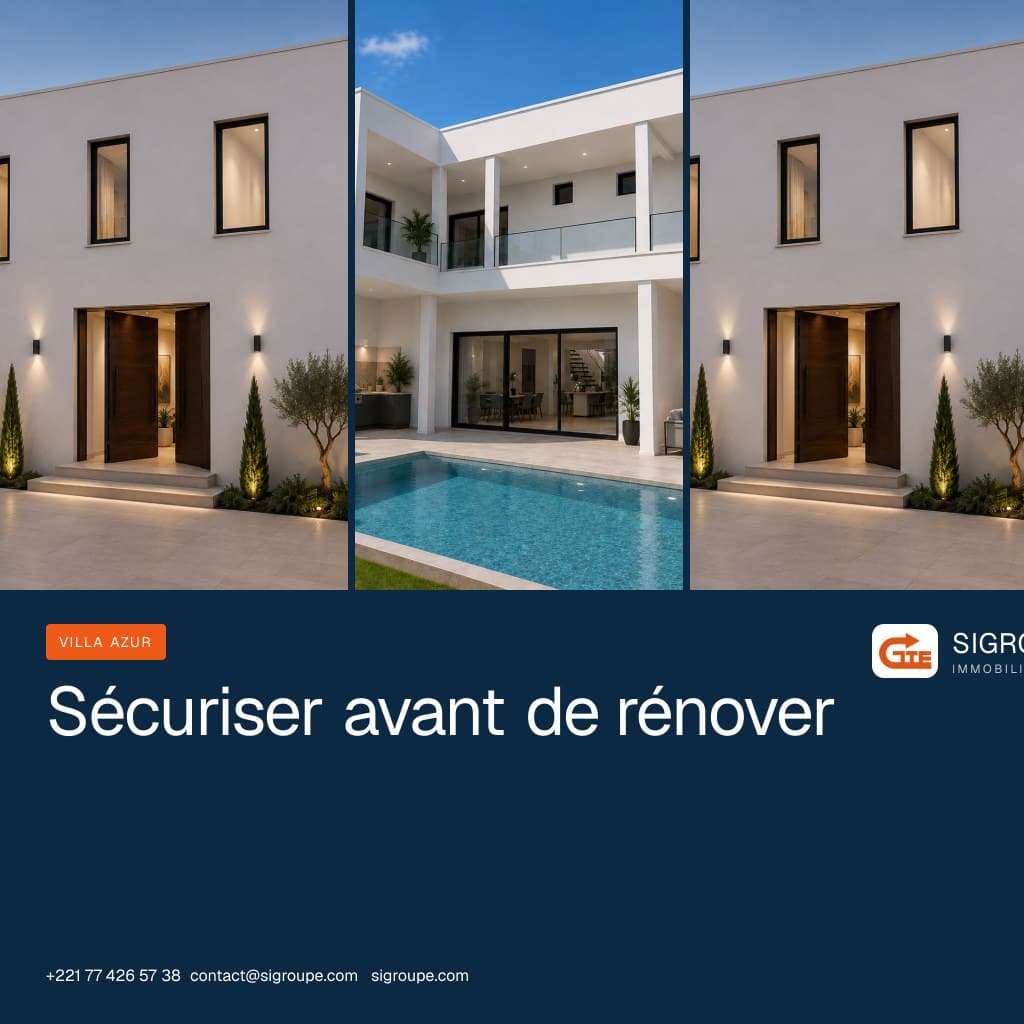 Immeuble résidentiel à Dakar faisant l’objet d’une inspection technique