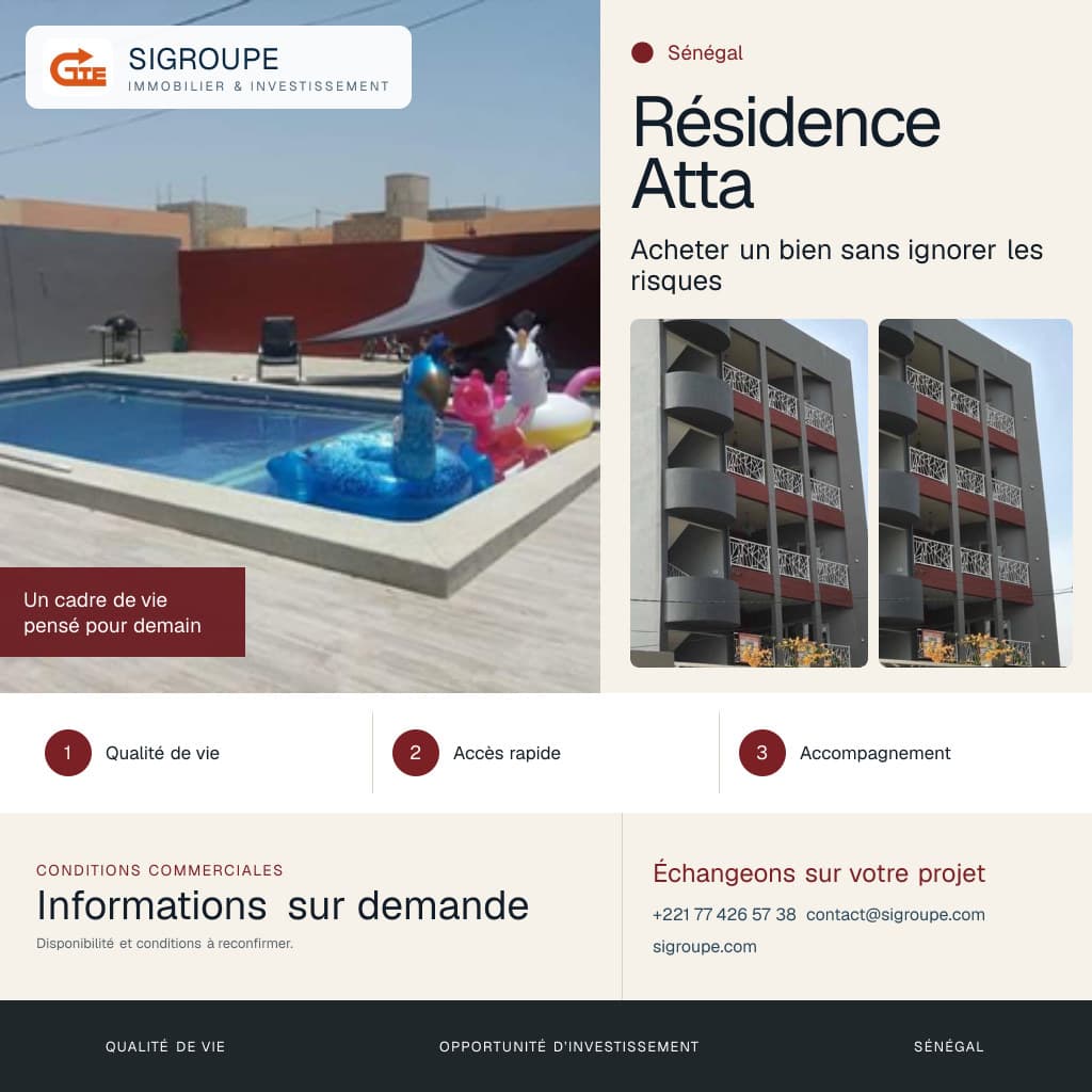 Inspection technique d’un immeuble résidentiel ancien à Dakar